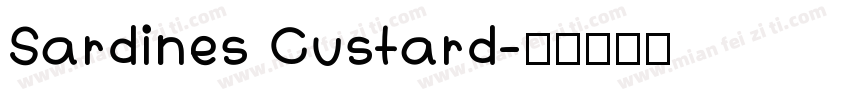 Sardines Custard字体转换